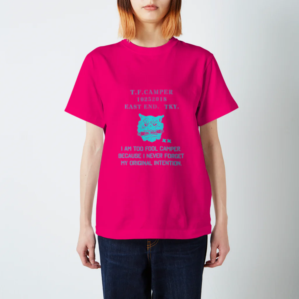 Too fool campers Shop!のT.F.CAMPER01(BL) スタンダードTシャツ