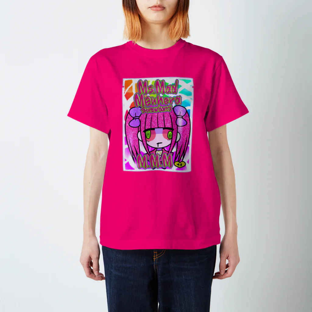 💗江崎びす子officialスズリ💗のMAD MENHERA Regular Fit T-Shirt