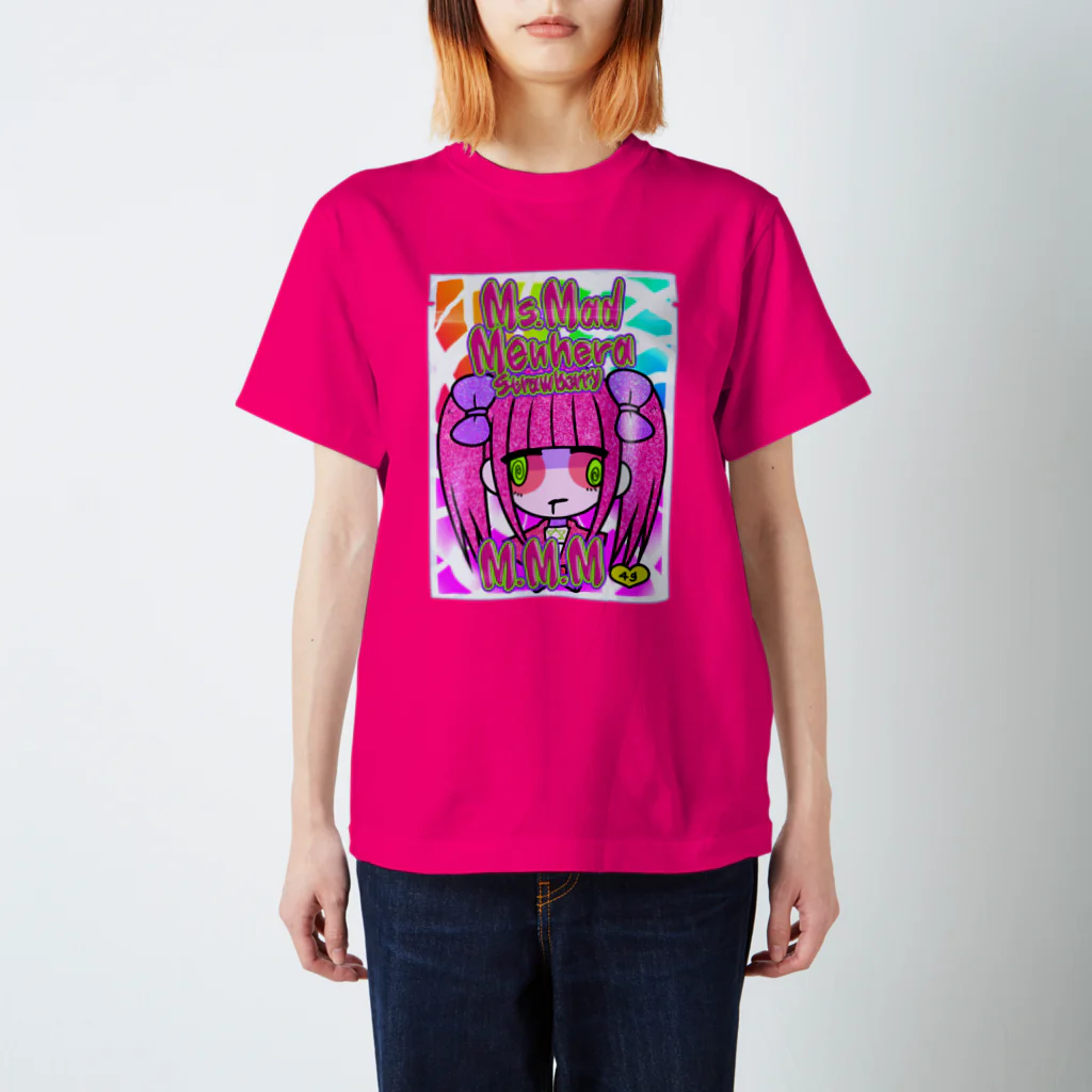 💗江崎びす子officialスズリ💗のMAD MENHERA スタンダードTシャツ