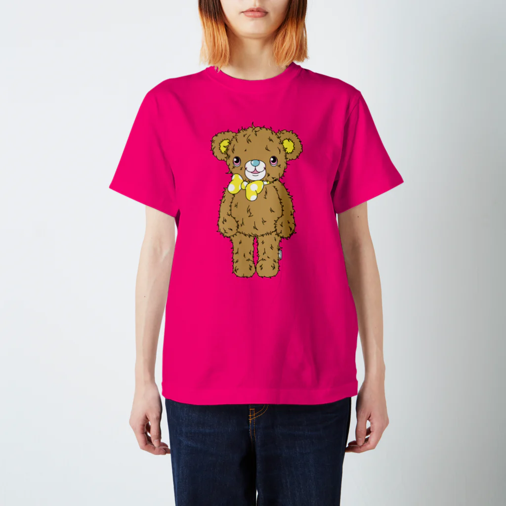 Cɐkeccooのクマのブラウン(うさぎのラビのお友達) Regular Fit T-Shirt