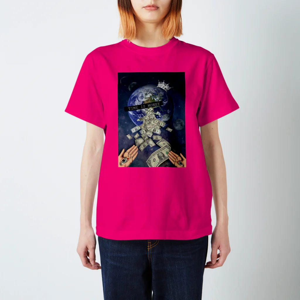 Chika ShinodaのTIME IS MONEY Regular Fit T-Shirt