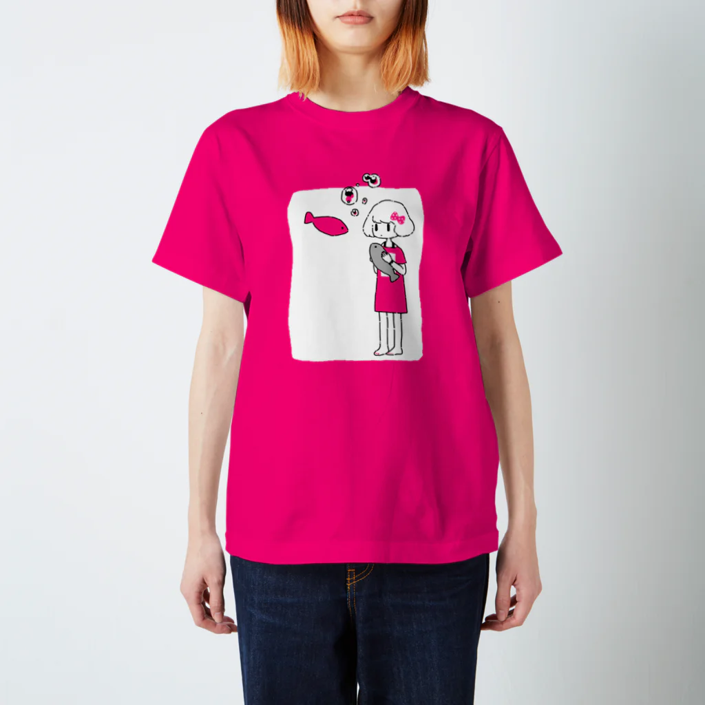 あきこのしんくわ Regular Fit T-Shirt