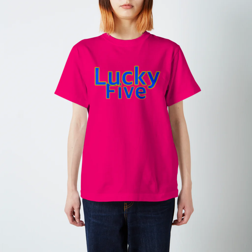 P WORLDのlucky five スタンダードTシャツ