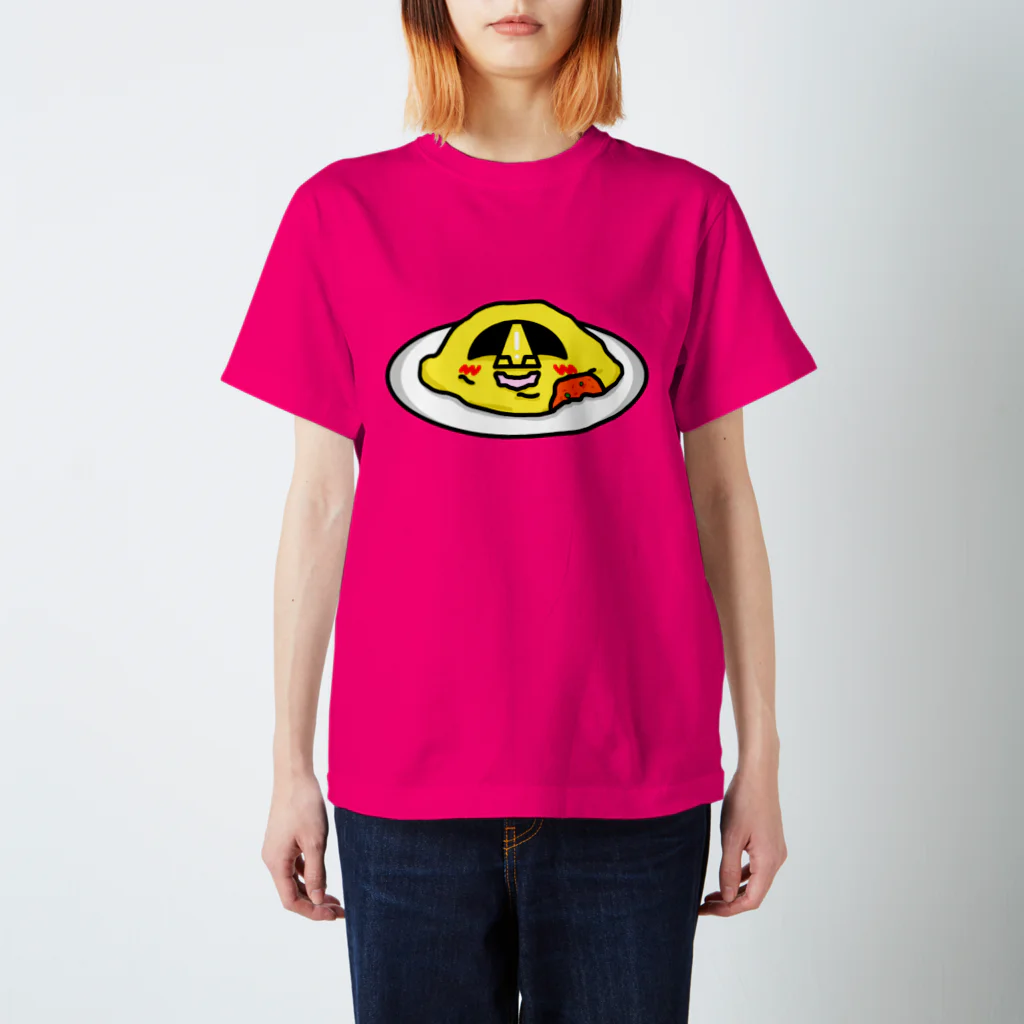 moaihouse100のオムライスモアイ Regular Fit T-Shirt