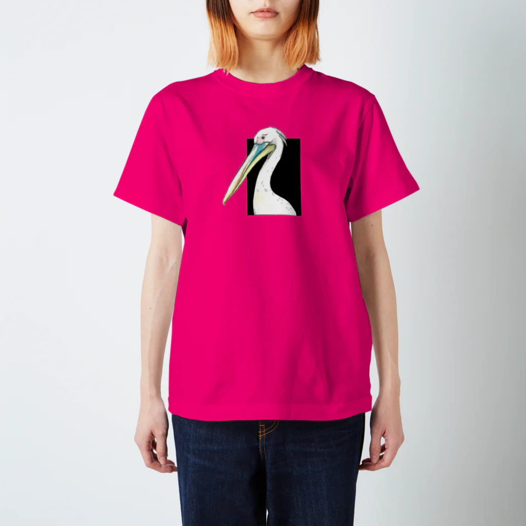 Leee_sanのモモイロペリカン スタンダードTシャツ