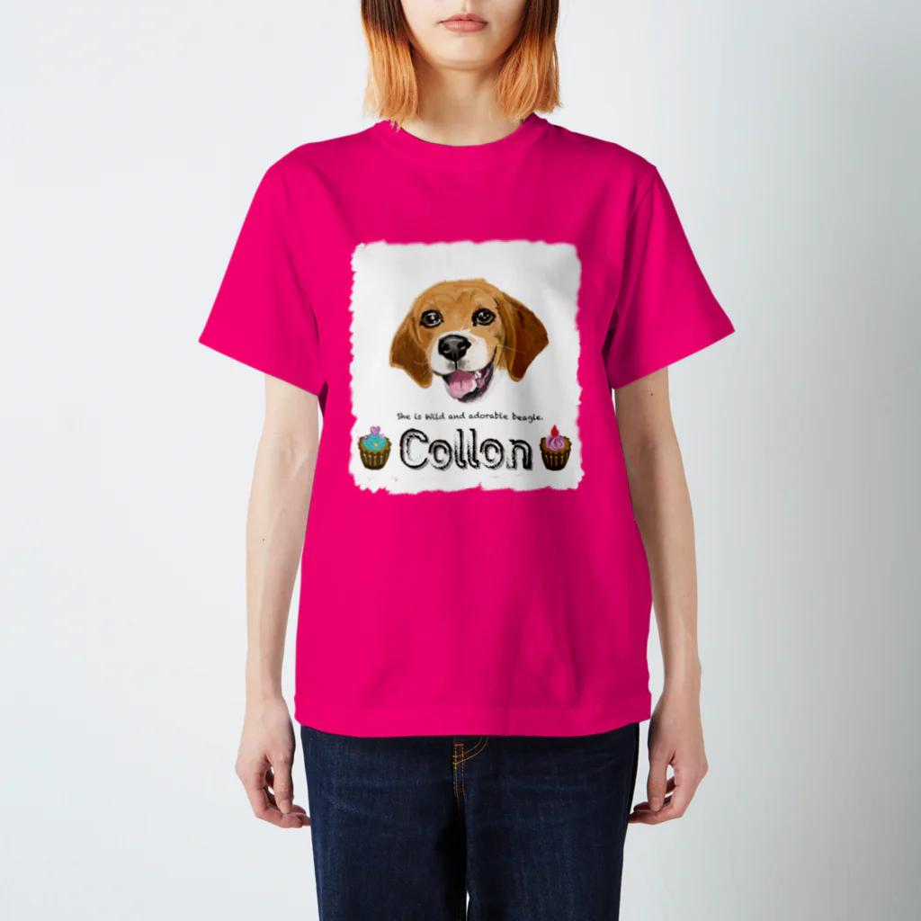 イラストカフェ（ビーグル）のビーグルのパピーCollon Regular Fit T-Shirt