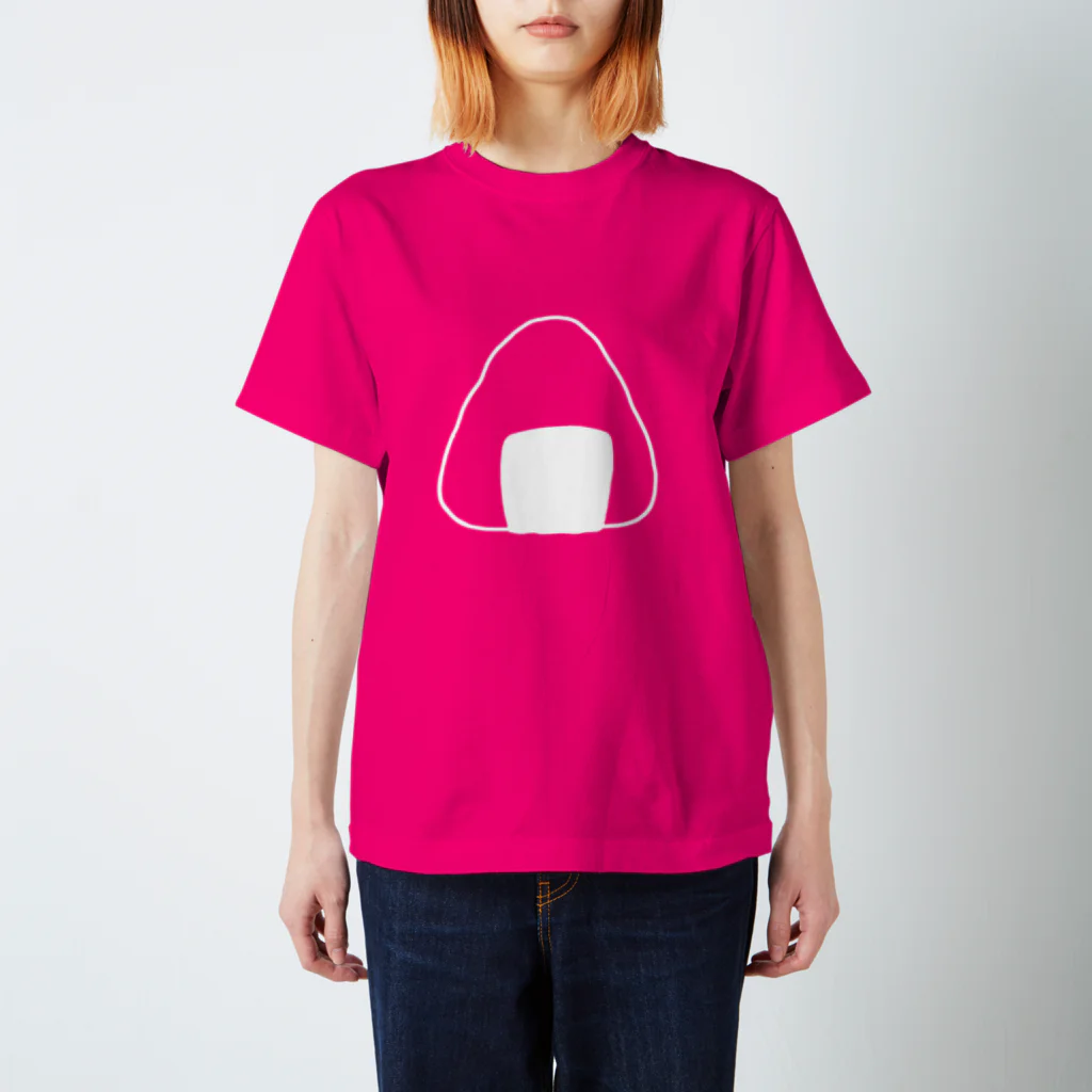 旻天堂(旧 ゆうれい星)のおにぎり(白) Regular Fit T-Shirt