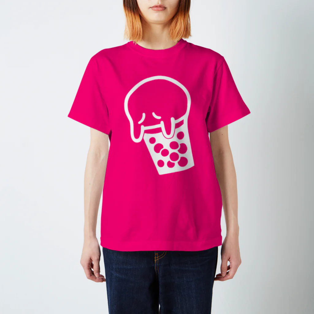 NiSchの「10+」Beer Ghost くん スタンダードTシャツ