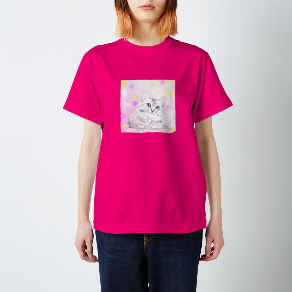 マロマロのおすましニャンコ スタンダードTシャツ