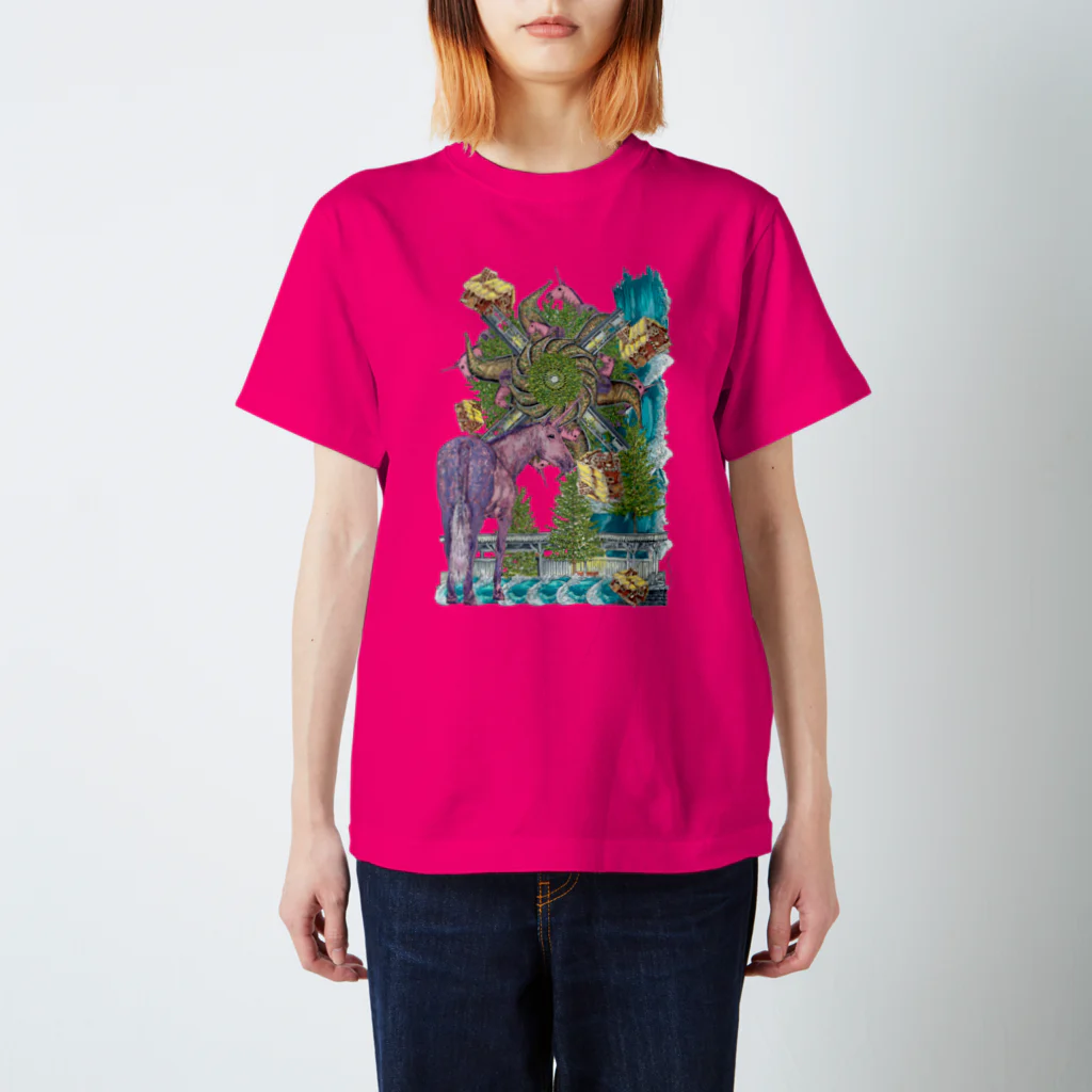 ムラマス カツユキの『UNI cornなんじゃない菓SEA等？森じらrail？』 Regular Fit T-Shirt