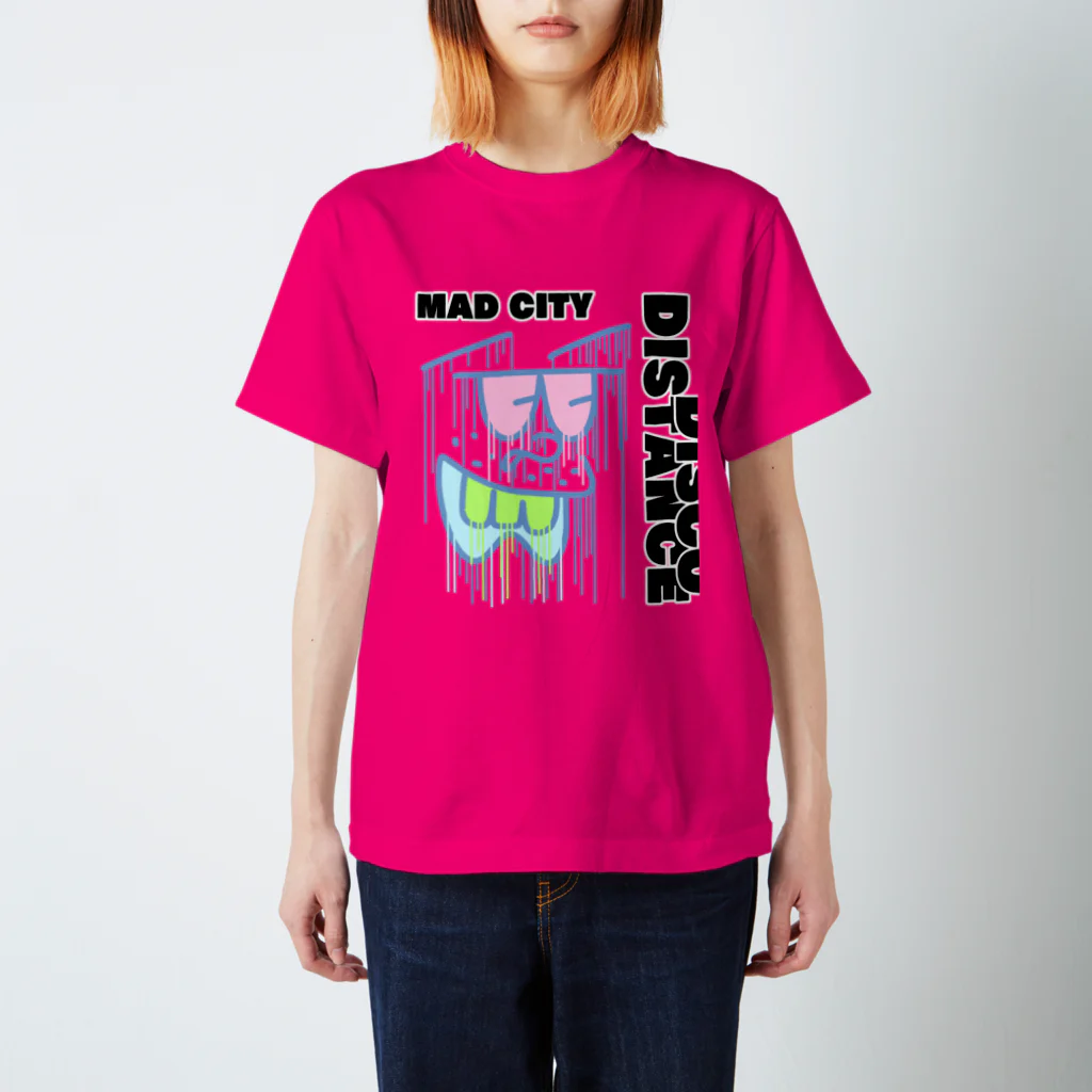 Msto_market a.k.a.ゆるゆる亭のMadcity drip version. スタンダードTシャツ