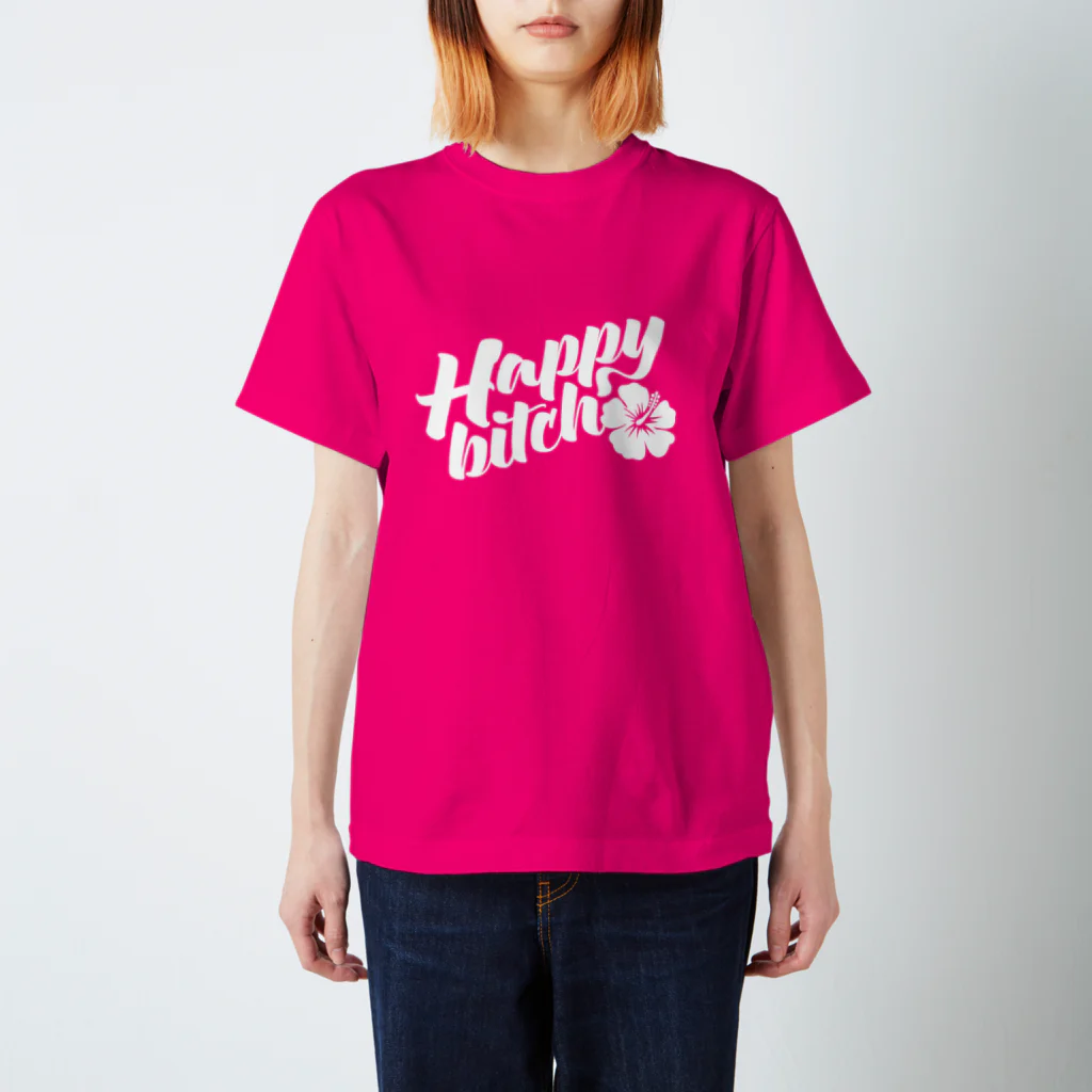 NOBODY754のHappy Bitch スタンダードTシャツ