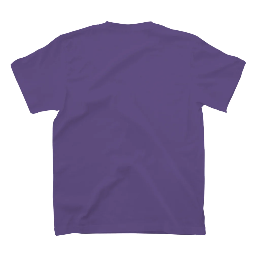 柔術のTシャツ屋のロールライククイーン【白文字】 Regular Fit T-Shirtの裏面