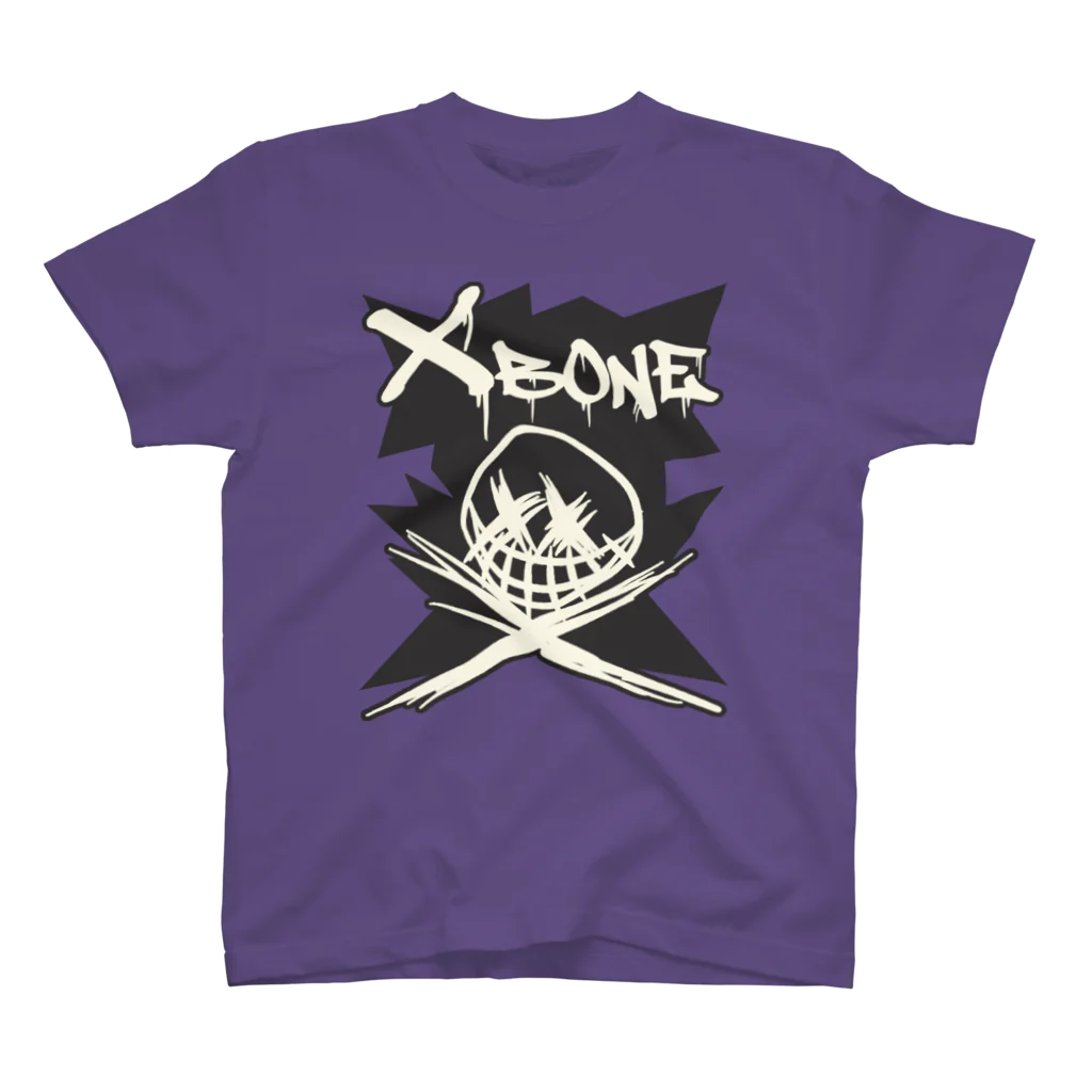 Ａ’ｚｗｏｒｋＳのRAKUGAKIXBONE IVRonBLK スタンダードTシャツ