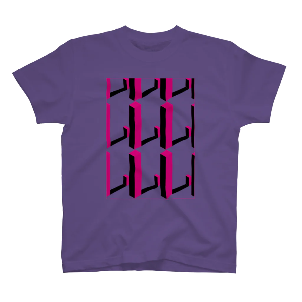 nhiskinnyのpurple スタンダードTシャツ