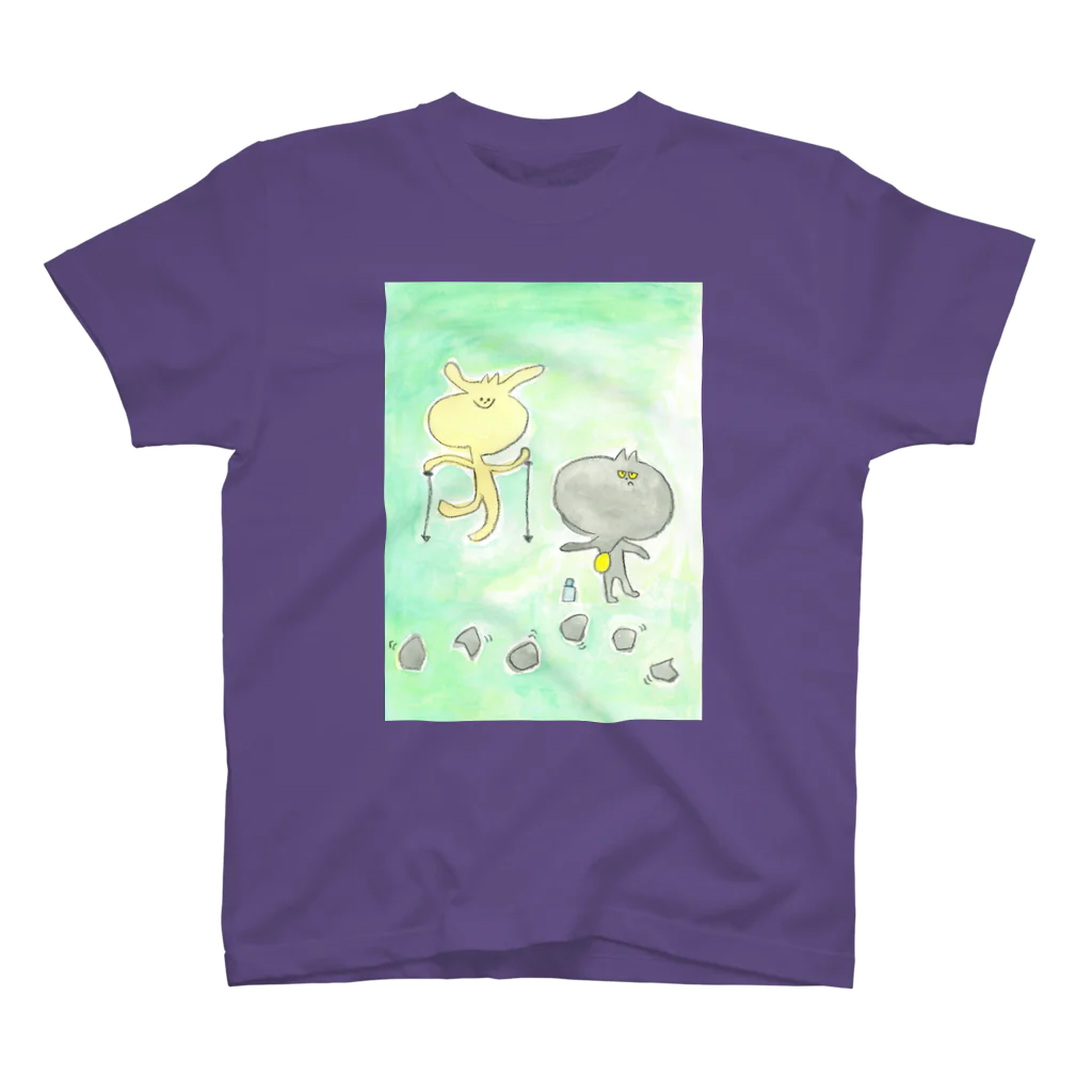 tonarichanのいぬくんとねこくん Regular Fit T-Shirt