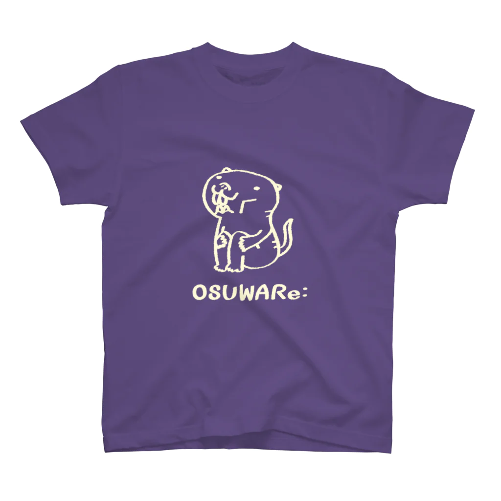 OSUWARe:の白いハダカデバネズミさん スタンダードTシャツ