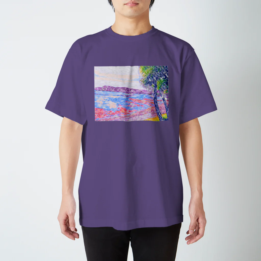 トーマスタイルの宮崎のヤシと海 Regular Fit T-Shirt