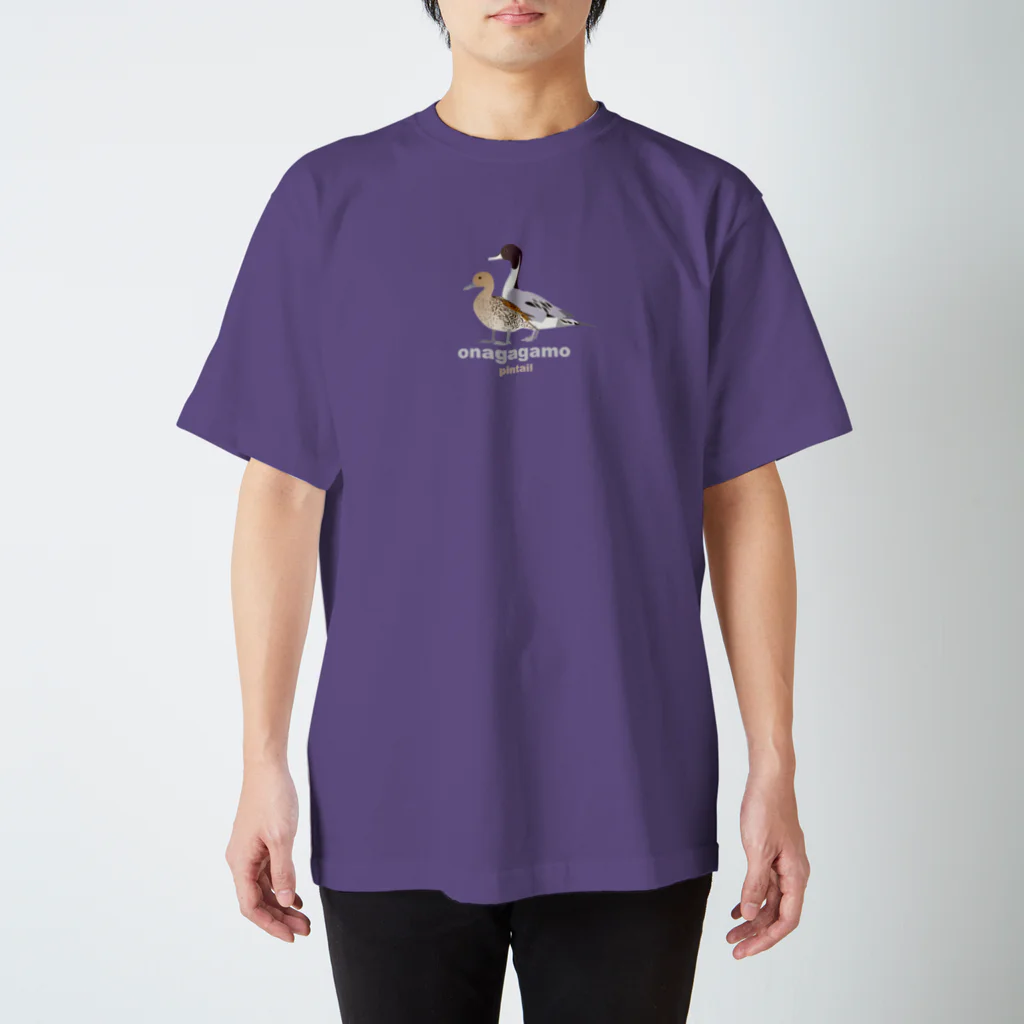 エダマメトイチ雑貨店のオナガガモのペア スタンダードTシャツ