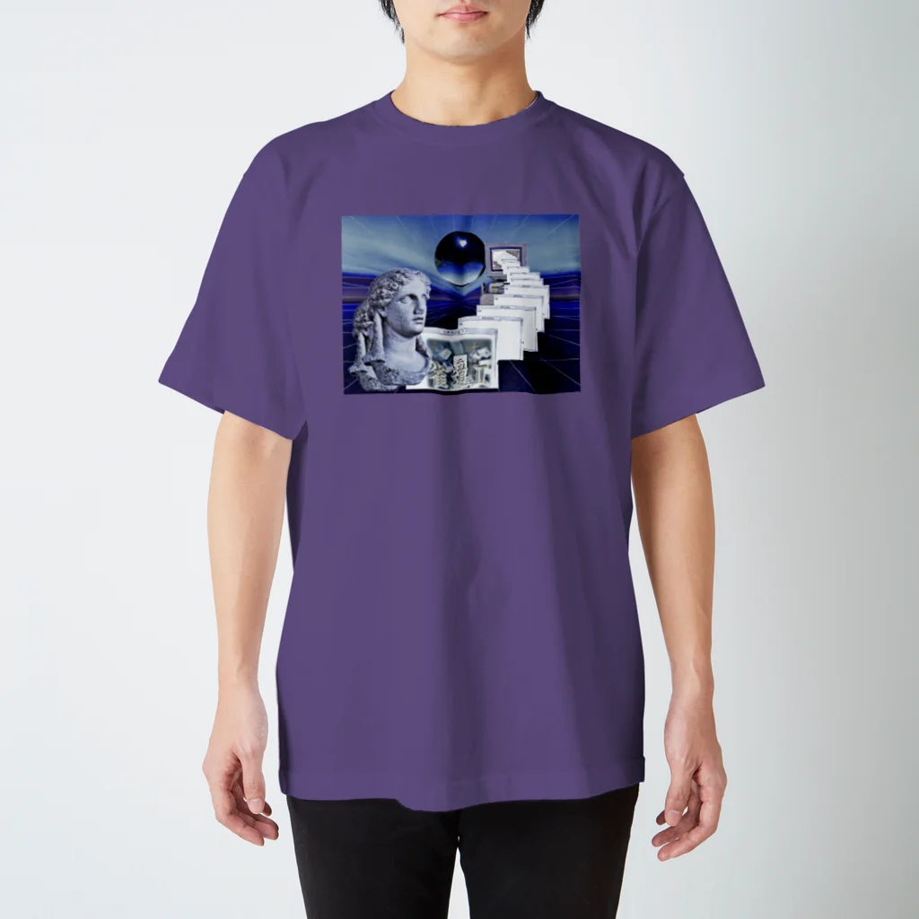 villonのVAPORWAVE　レトロ　麻雀　LC630　手作り スタンダードTシャツ