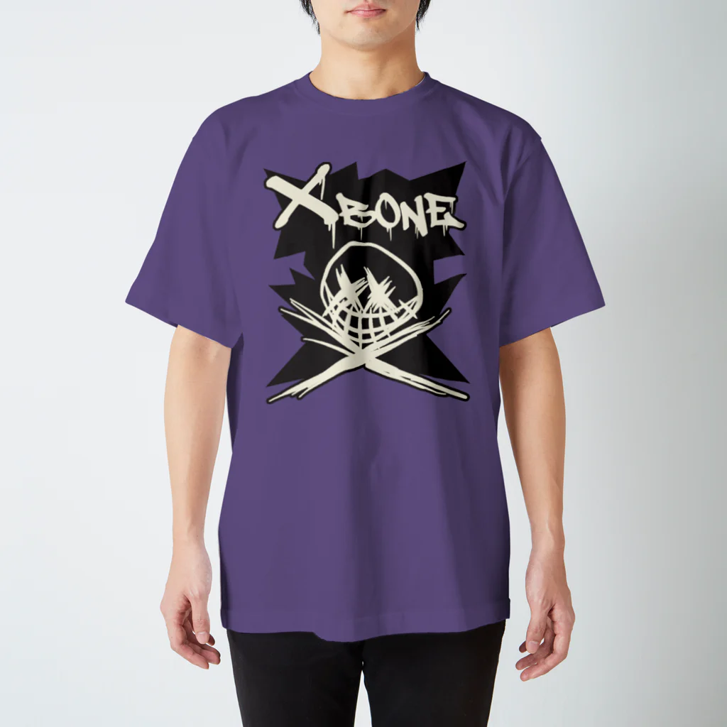 Ａ’ｚｗｏｒｋＳのRAKUGAKIXBONE IVRonBLK スタンダードTシャツ