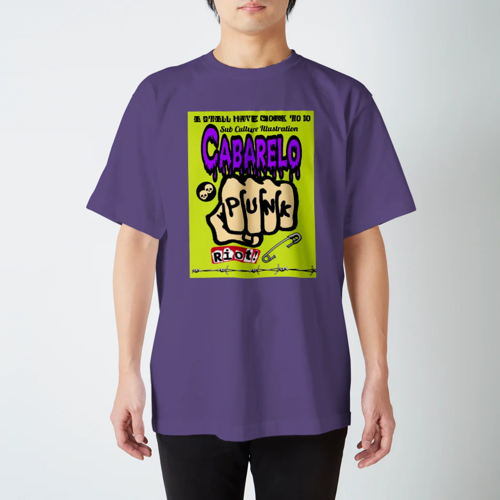 CABARELO〈キャバレロ〉のキャバレロPUNK スタンダードTシャツ