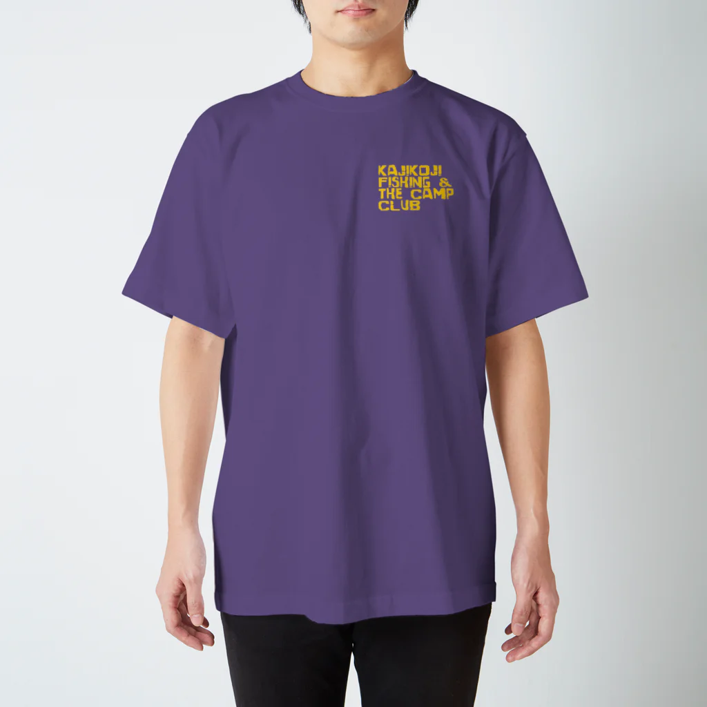 かじこじステッカー工房のかじこじフィッシング&キャンプシリーズ スタンダードTシャツ