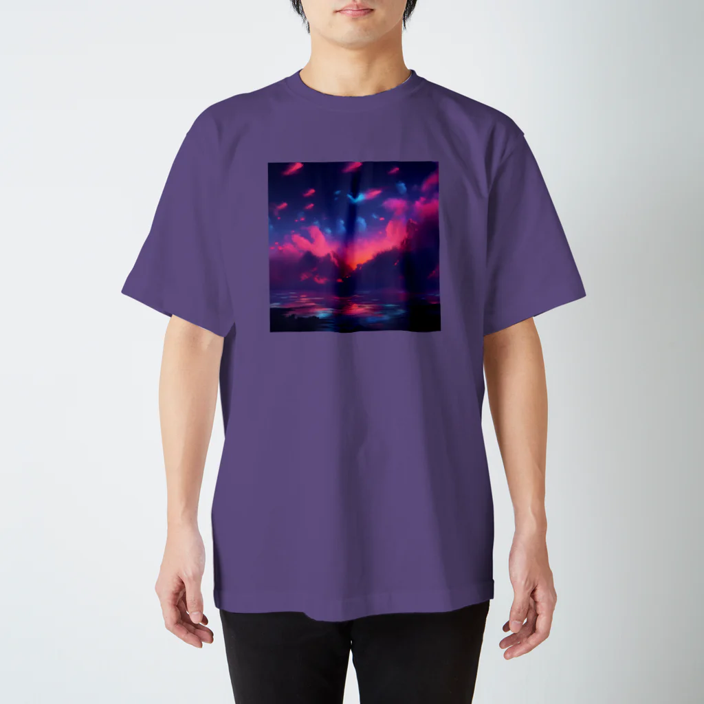 million-mindの色彩豊かな夕空 Regular Fit T-Shirt