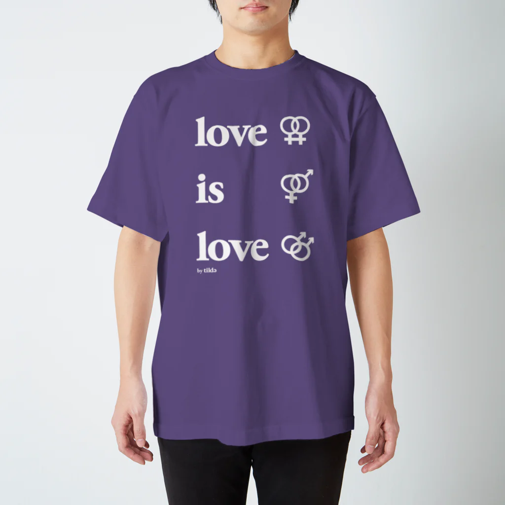 tildeのLove is Love スタンダードTシャツ
