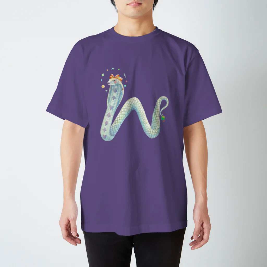 Botanical STUDIOの"W"  Wonderalphabet Regular Fit T-Shirt