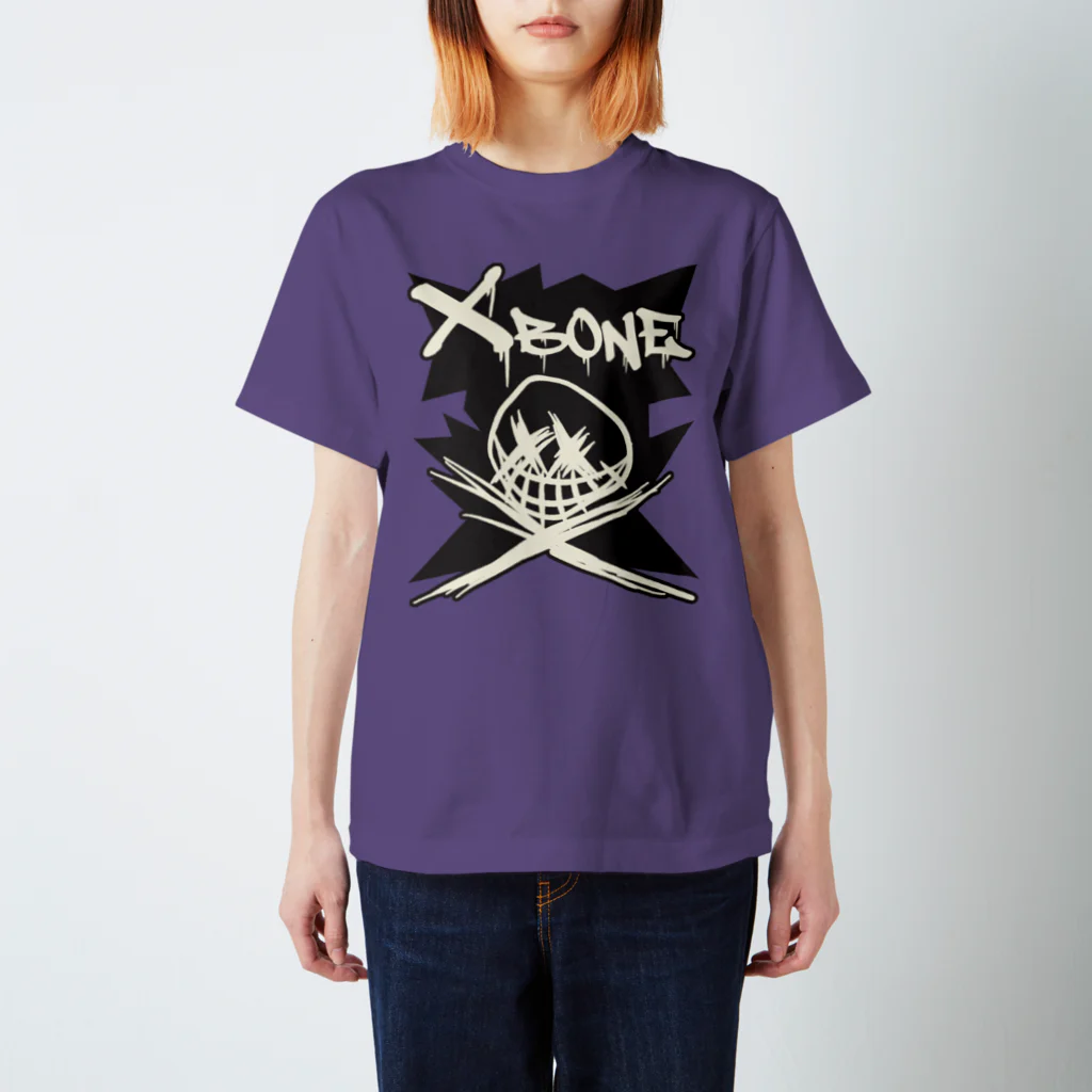 Ａ’ｚｗｏｒｋＳのRAKUGAKIXBONE IVRonBLK スタンダードTシャツ