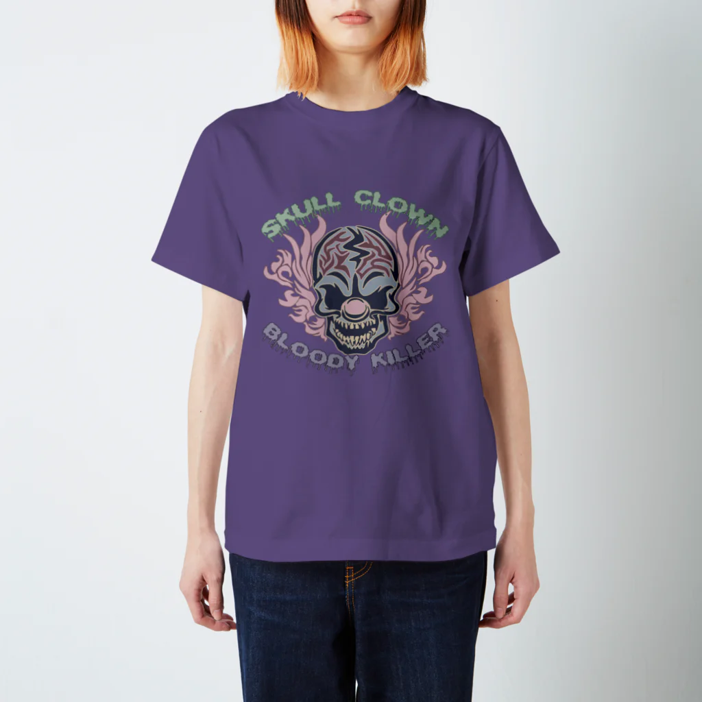 Ａ’ｚｗｏｒｋＳのSKULL CLOWN DUSTY Regular Fit T-Shirt