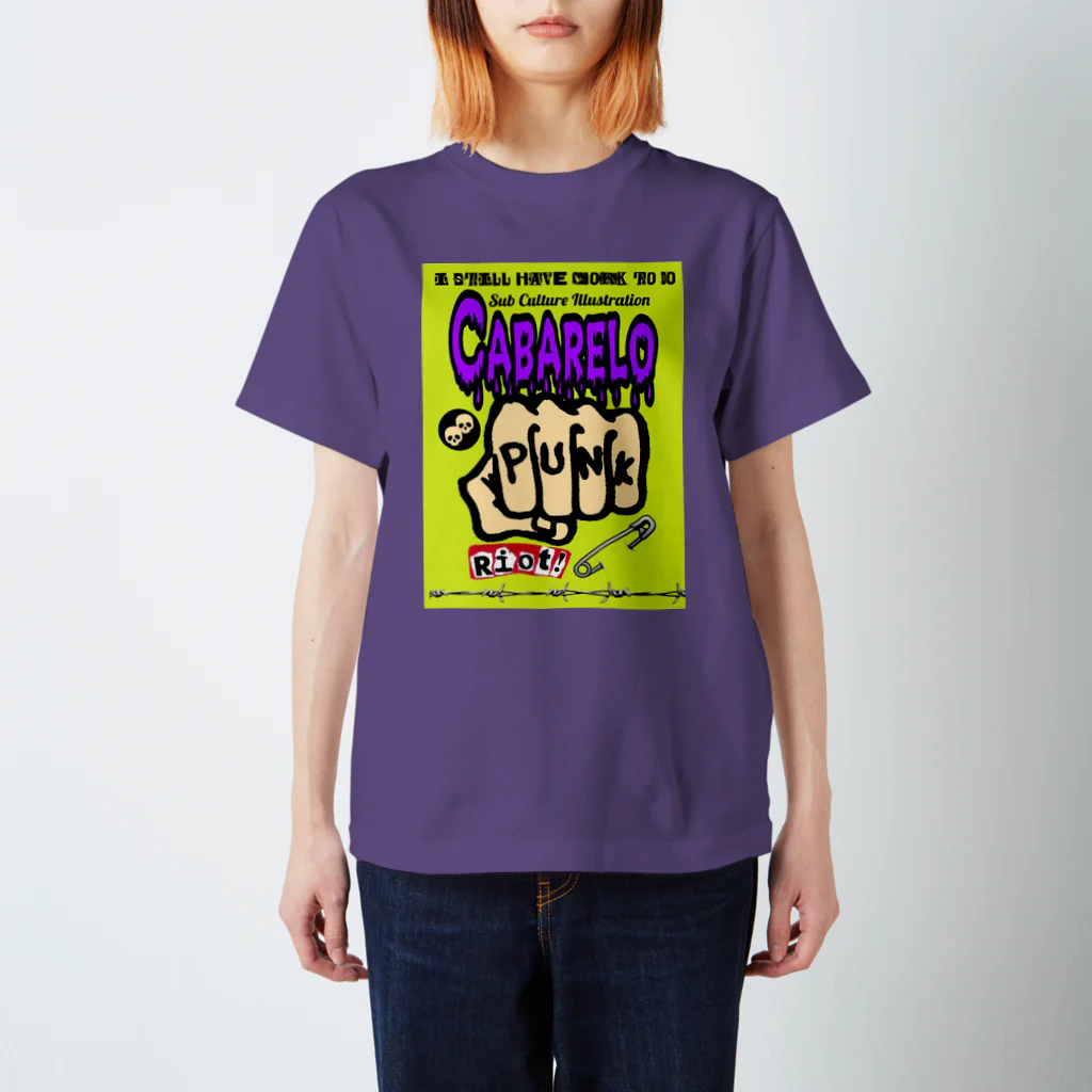 CABARELO〈キャバレロ〉のキャバレロPUNK スタンダードTシャツ