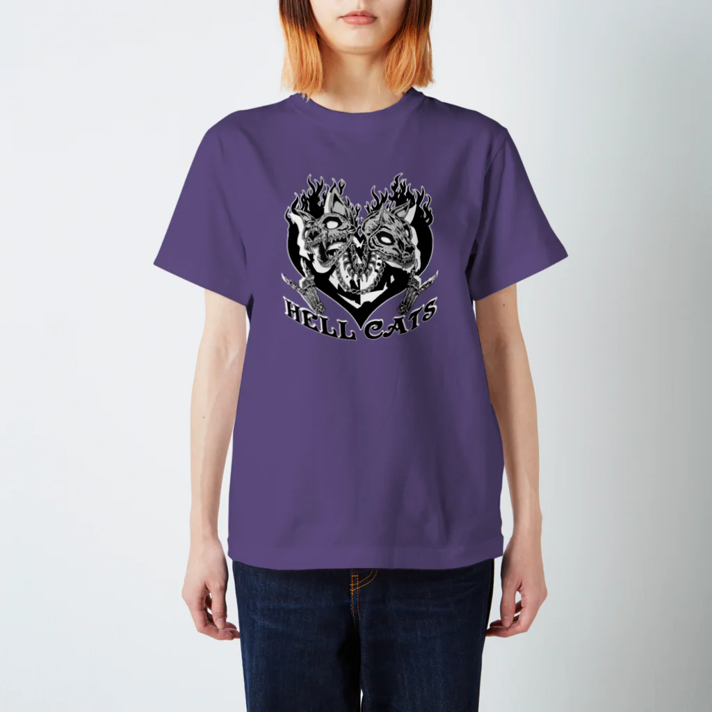 ゴシック屋↣↣ハルのHELL CATS スタンダードTシャツ