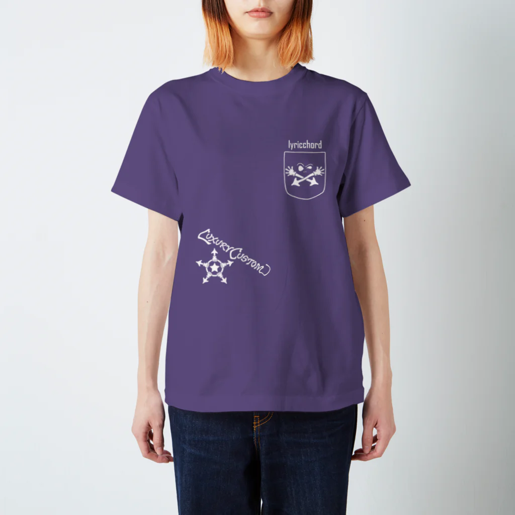 ERIKOERIN ART SHOPのベクトルPOCKET／スカル Regular Fit T-Shirt