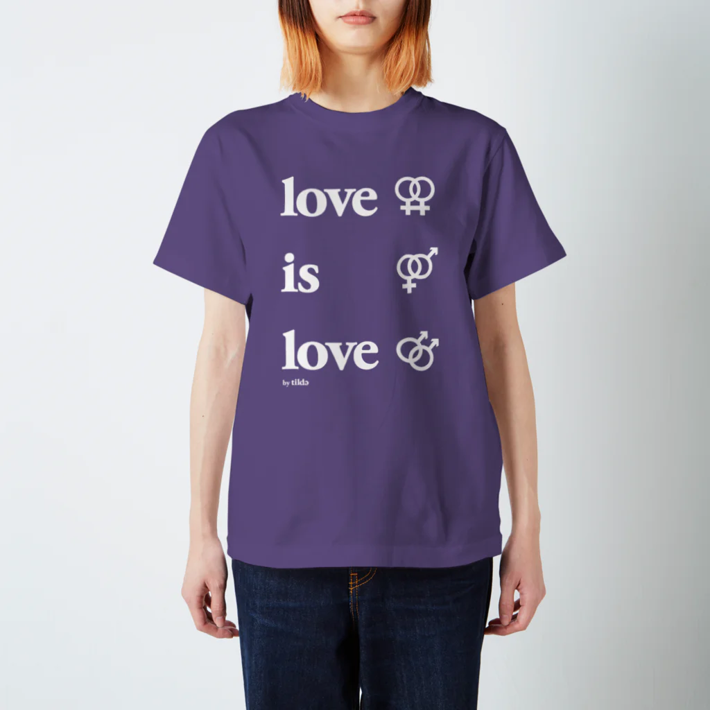 tildeのLove is Love スタンダードTシャツ