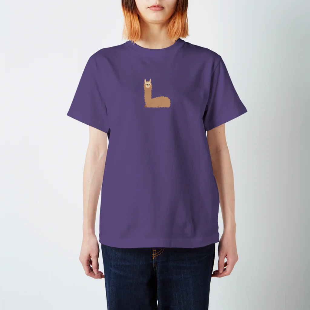 たはらともみのアルファベットどうぶつL2 Regular Fit T-Shirt