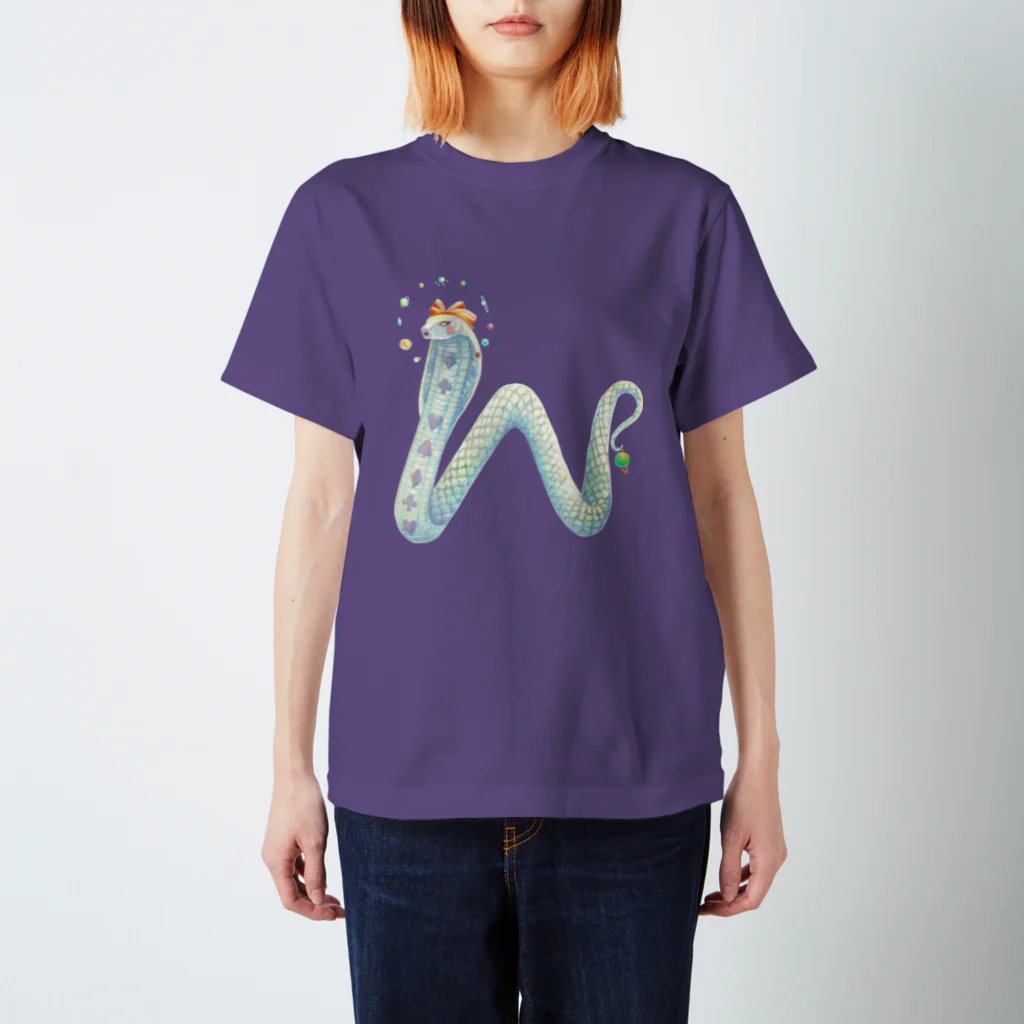 Botanical STUDIOの"W"  Wonderalphabet Regular Fit T-Shirt