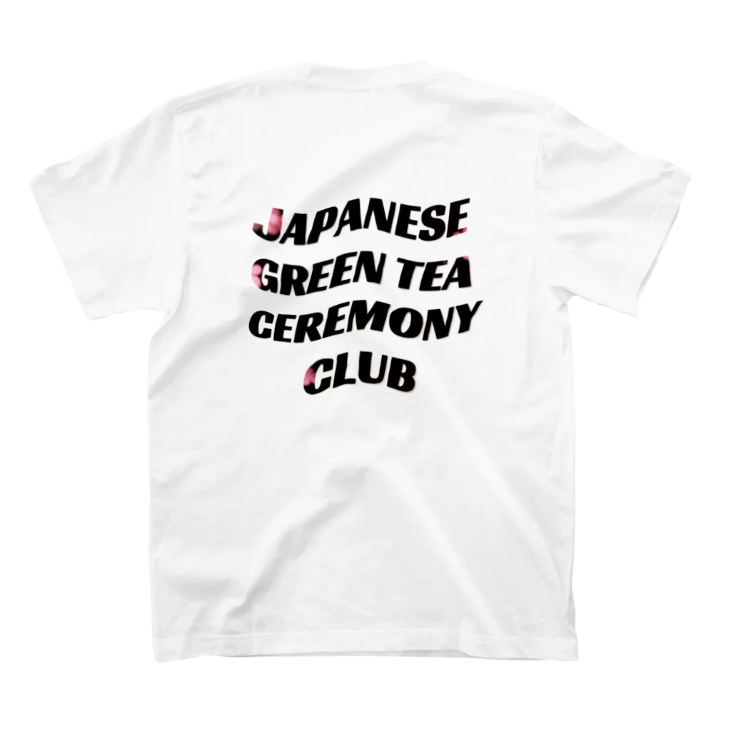 ヤマノチススメ（やまぐち）のJAPANESE GREEN TEA CEREMONY CLUB type:flower スタンダードTシャツの裏面