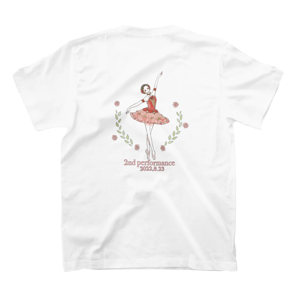 Ballet Studio Concertoのコンチェルト2回　発表会② スタンダードTシャツの裏面