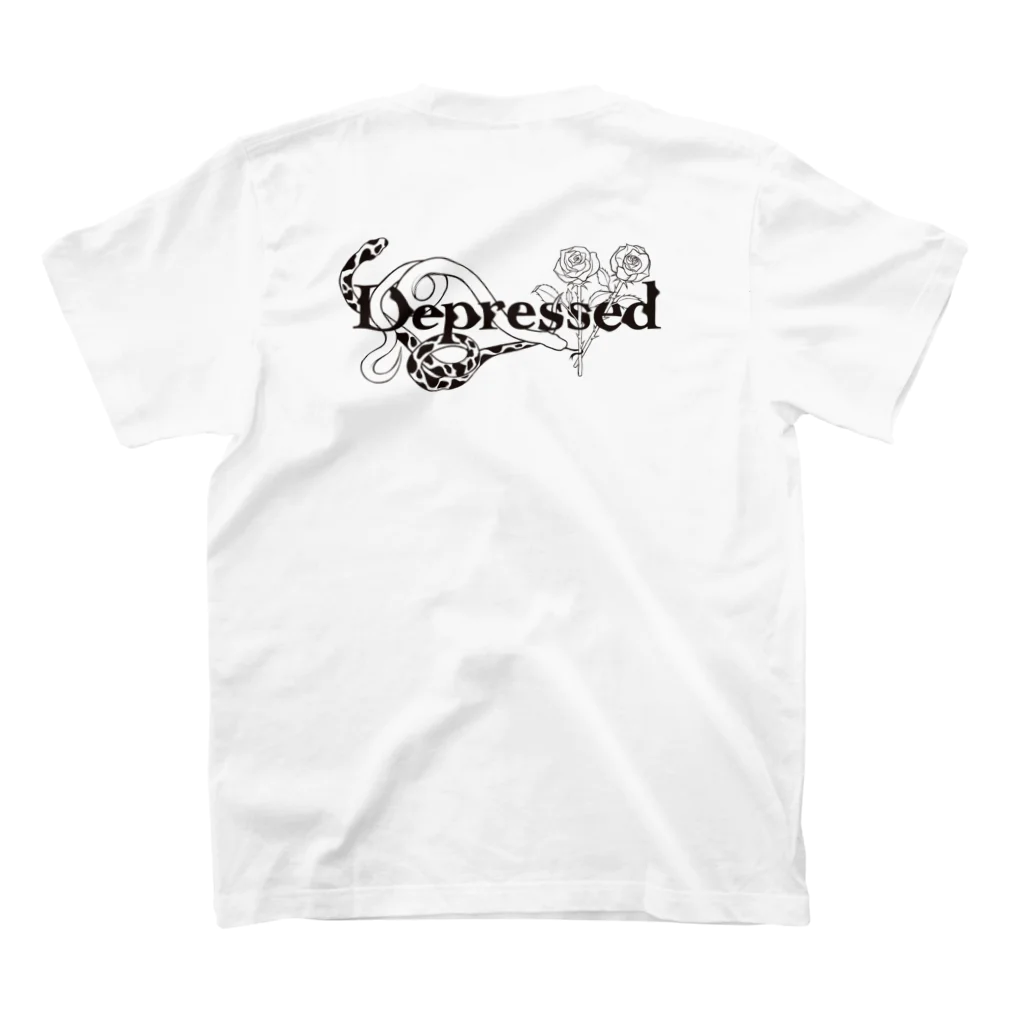 鬱屈ちゃんのDepressed（鬱屈） スタンダードTシャツの裏面