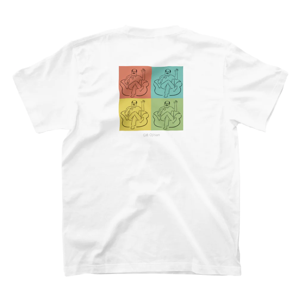 GMおじさん・A Cup Of HappinessのGMおじさん スタンダードTシャツの裏面