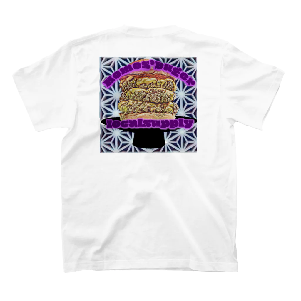 Momos.burger2017のburger スタンダードTシャツの裏面