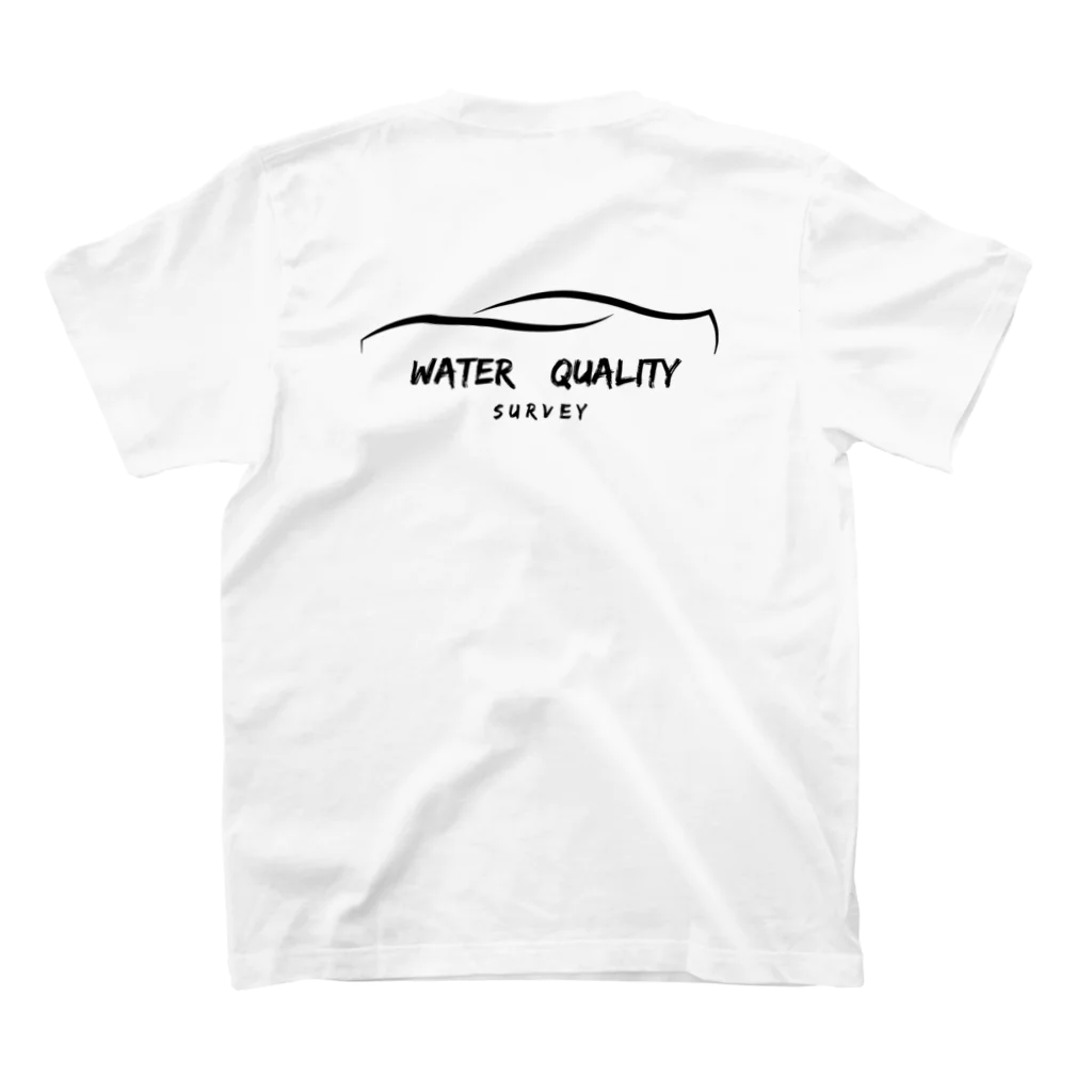 【岡山水質調査隊】の水質調査隊 公式サポーター オリジナル スタンダードTシャツの裏面