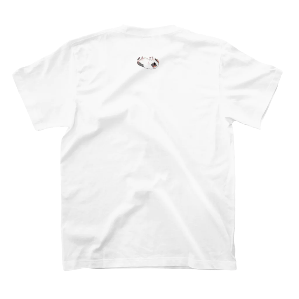 CHIMOCHIのひえひえモルモット【背面ワンポイントあり】 Regular Fit T-Shirtの裏面