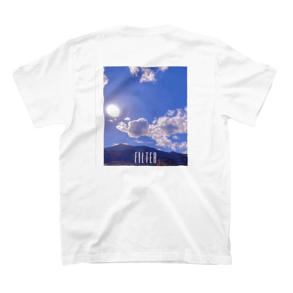 MUG CAM.の［filter］sunny weather. スタンダードTシャツの裏面