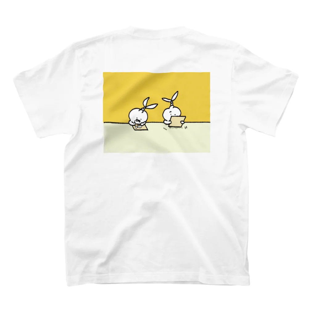 井上 いくらのひねりもちくん お絵描き スタンダードTシャツの裏面