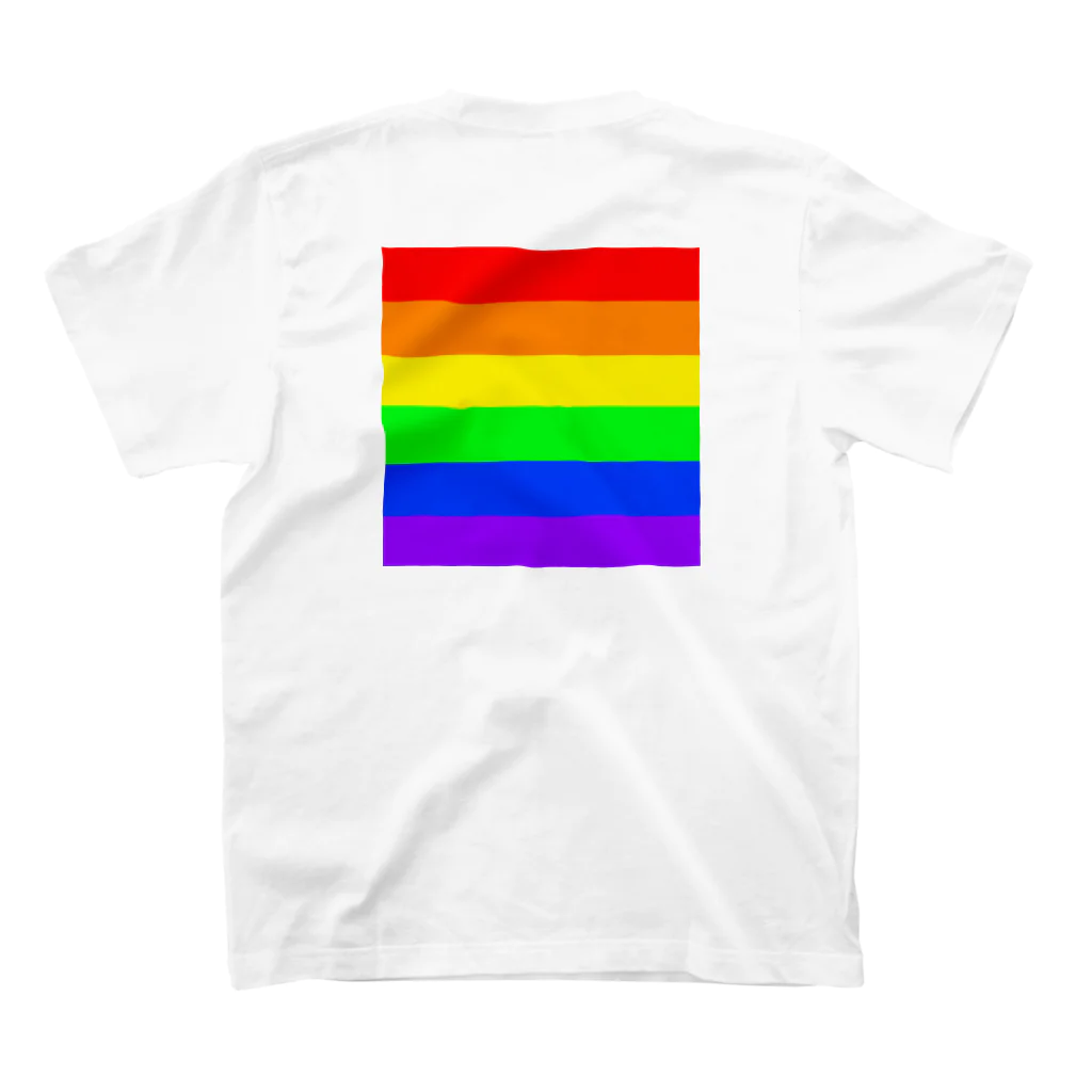 こぐまの森のRAINBOW PRIDE スタンダードTシャツの裏面