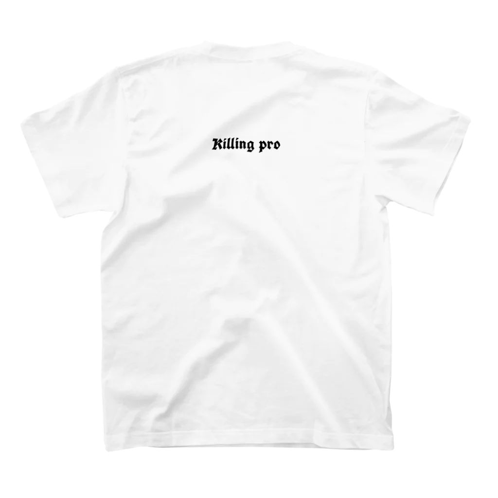 murdererのKilling pro スタンダードTシャツの裏面