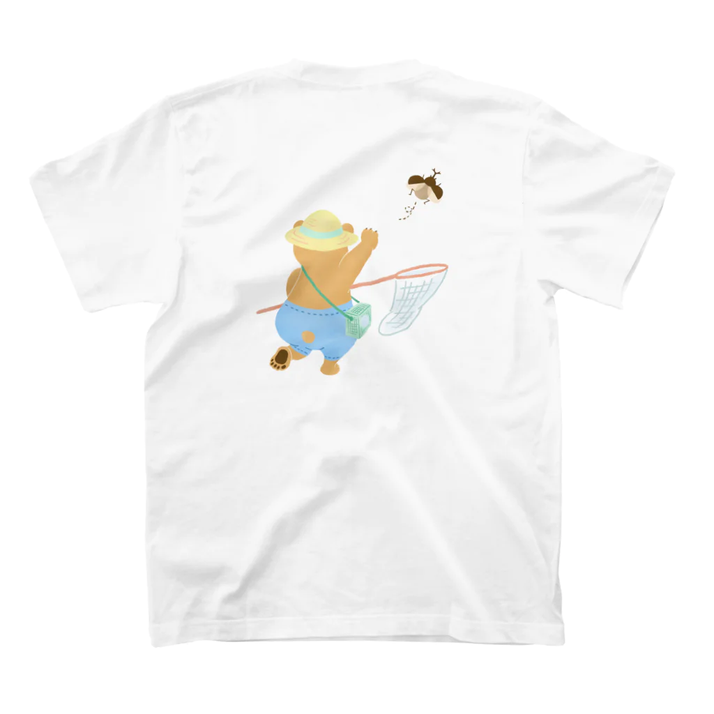  はらだかおり |  Kaori Haradaの夏の虫とりクマさん Regular Fit T-Shirtの裏面